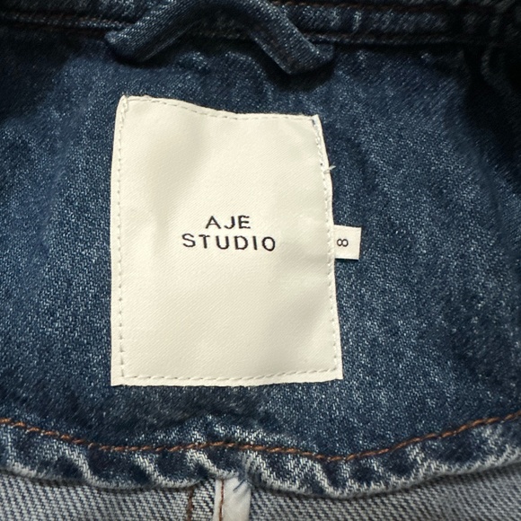 AJE STUDIO denim trench (NWOT) - Picture 3 of 6